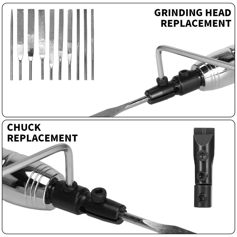 1/8" (3mm) Air Micro Grinder, Pneumatic Pencil Die Grinder, 28000