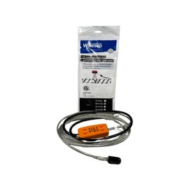 Warmup Unjacketed Self-Regulating Heater Cable Kit – 120V, Pre-Terminated Plug, for Indoor Residential Pipe Protection Only (18FT)