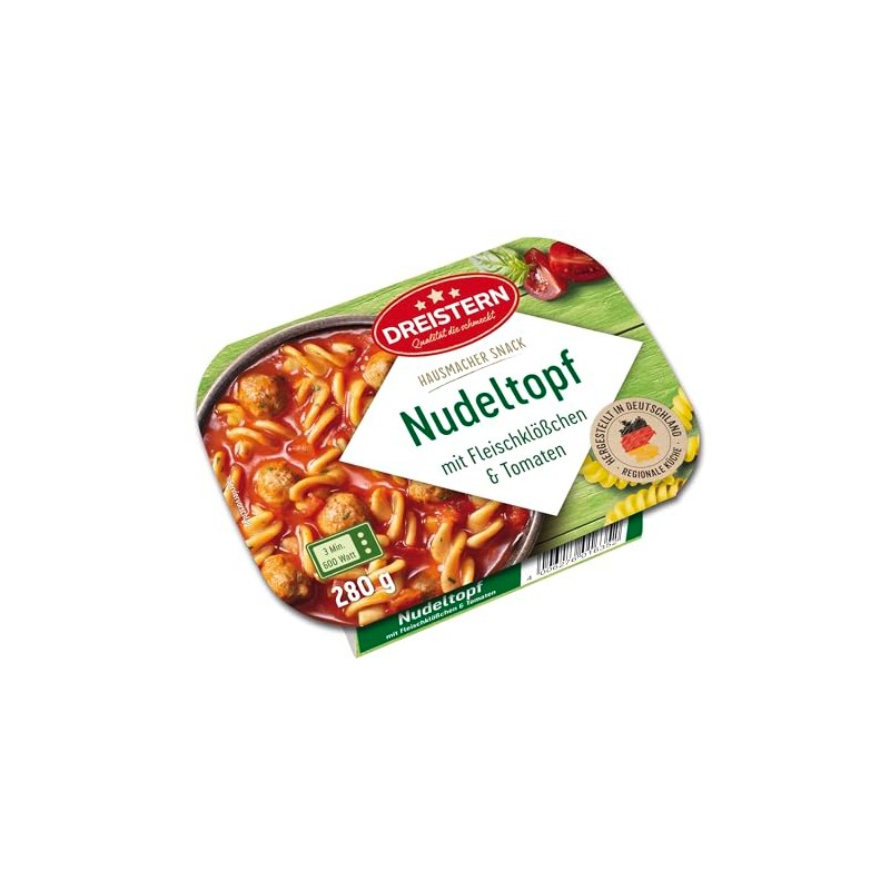 DREISTERN Pasta Pot with Meatballs and Tomatoes 280 g |