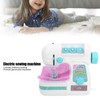 Kids Sewing Machine Toy Kit Portable W/Model Tape Scissor Threader