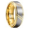 King Will Tungsten Wedding Band For Men - 8mm Men