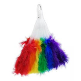 Farvisan Abanico Plumas Arcoíris Gay Pride Orgullo