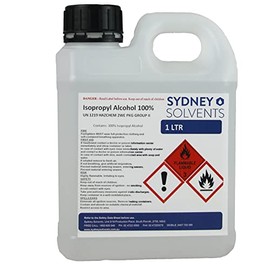 SYDNEY SOLVENTS IsoPropyl Alcohol - IPA Isopropanol 100% 1 Litre
