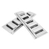 2PCS Car Tail Light Trim Frame Electroplating Bright Glossy Rust