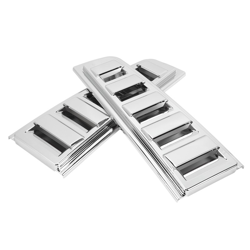 2PCS Car Tail Light Trim Frame Electroplating Bright Glossy Rust