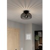 EGLO Ceiling light fixture Mogano 3, flush-mount ceiling lamp in