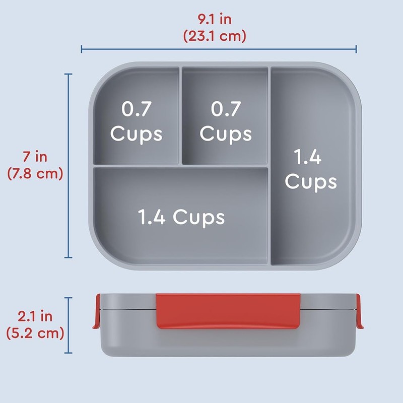 Bentgo Kids Snap and Go Lunch Box - Trucks