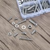 Vwoqiy 380PCS Pan Head Screws with Nuts and Washers Assortment