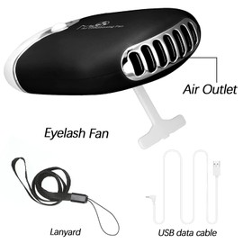 Lash Extension Practice Kit, Eyelash Extension Training Kit for Beginners, Professional Eyelash Mannequin Head Set with Lash Fan, Lash Shampoo, Lash Adhesive, Glue Rings and Lash Mirror (Black)