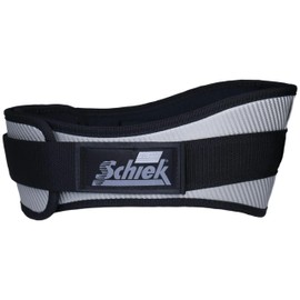 Schiek Sports 3004 Carbon Fiber Lifting Belt - Power Lifting Gym Belts for Lower Back Support (White, Small)