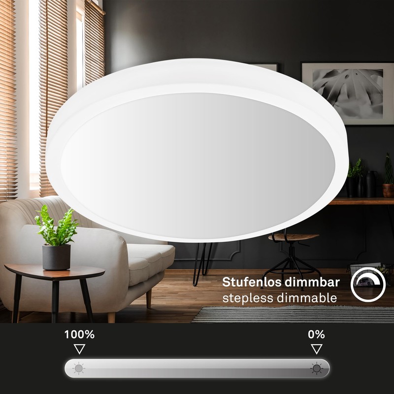BRILONER - Smart LED Ceiling Light, WiFi LED Ceiling Light,