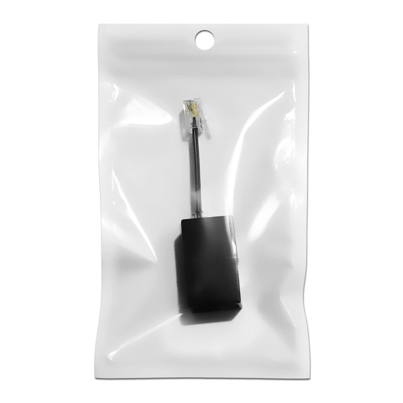 AmzDeals 1-Pack RJ9 to RJ11 Adapter, Female RJ9 (4P4C) Jack