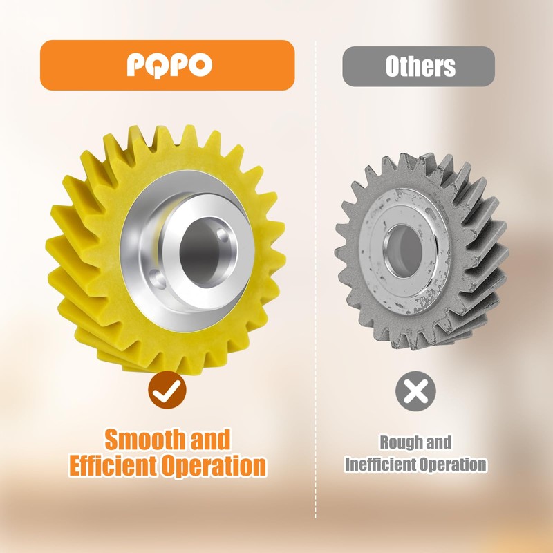Upgraded Mixer Worm Gear Replacement Compatible with Kitchen Aid Bowl-Lift/Tilt-Head