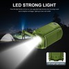 Camping Lantern 5000mAh Solar Hand Crank Telescopic LED Flashlight Portable