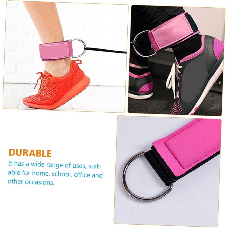 Ankle Strap for Cable Machines and Resistance Bands,1Pair Adjustable Ankle