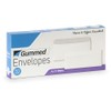 SteadMax 50 Pack #10 White Envelope Gummed Seal, No Window
