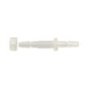 Quickun 5/16" Hose Barb Thru-Bulk Bulkhead Fitting Plastic Hex Straight
