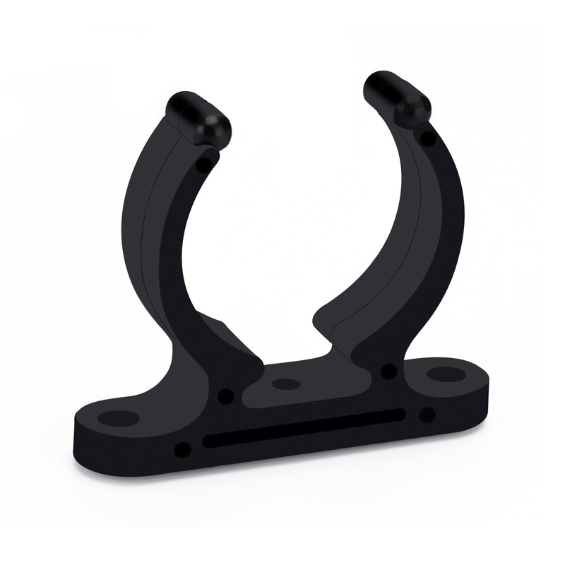 Clouhead 4PCS Boat Hook Holder Nylon Boat Ladder Clip Black