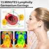 GROVL 3 Pairs Lymphvity Germanium Earrings, Unclog Lymphatic Node Magnetotherapy