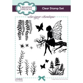 Creative Expressions Designer Boutique-Fairy Glade-Clear Stamp Set, A6