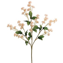 19" Silk Double Baby's Breath Flower Spray -Ivory (case of 24)
