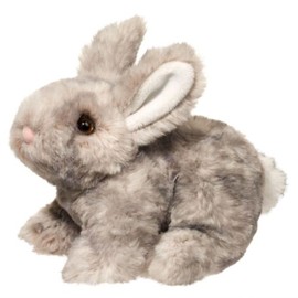 Douglas Tyler Gray Bunny Rabbit Plush Stuffed Animal