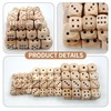 9 Wooden Dice, Gaming Dice, Dice Dice, Gaming Accessories, Lightweight