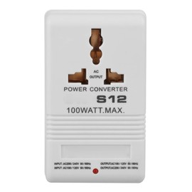 110V/120V to 220V/240V Voltage Converter, ABS CN Standard Plug Power Converter 55-60HZ 110V/120V to 220V/240V