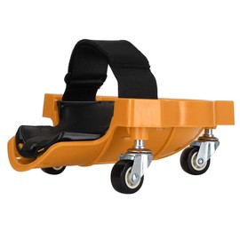 banapo Knee Pads with Wheels for Labor Saving KneeBlade Seat Belt Gliding Wheeled Not Brown (Yellow)