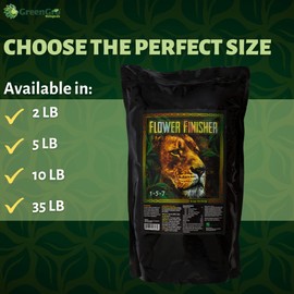 GreenGro Flower Finisher, Bloom Booster, Flower Fertilizer, Fertilizer for Flowers - 2 lb