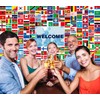 World Flags Banner Decorations - 230 Country Flags, Olympic Party