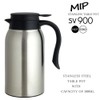 Living 410708 Hot and Cold Insulated Tabletop Pot 0.9L Silver