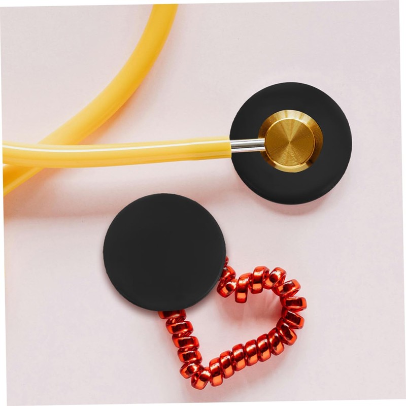 NOLITOY 5pcs Soft Stethoscope Protective Covers for Reusable Stethoscope Sleeves
