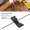 Center Point Finder Circular Workpiece Positioning Scriber Aluminum Strip Woodworking
