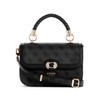 GUESS Orlina Top Handle Flap, Coal Logo