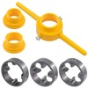 6 Pcs PVC Thread Maker Tool, Pipe Threader Plumbing Tool