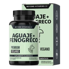 Aguaje + Fenogreco 1000mg en Un Mismo Producto Beyond Vitamins | Premium | Cápsulas Aguaje | Aguaje Gomitas bbl - Vitaminas Mujer / Hombre - 60 cápsulas veganas