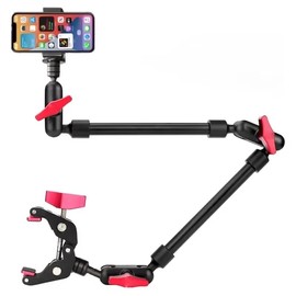 zmart Camera Magic Arm Super Clip with Bracket Smartphone Camcorder Action Camera Clamp Mount Tablet Webcam Studio Kit Set CK001-3-YAZU-SJJ