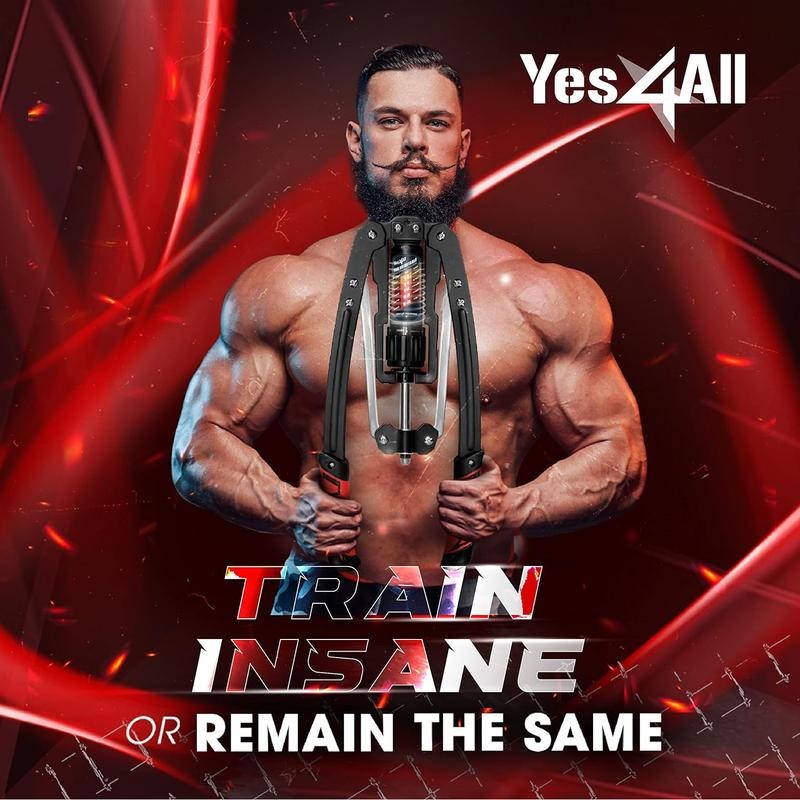 Yes4All Twister Arm Exerciser Adjustable 22-440lbs Hydraulic Power Chest Exerciser