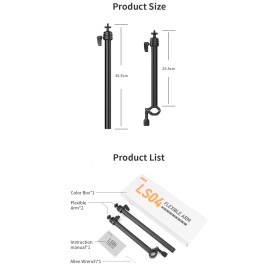 Universal Ulanzi VIJIM LS04 Flexible Arm Professional Live Streaming Stand Equipment