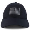 Armycrew Soft Cotton Crown American Flag Embroidered Mesh Back Cap