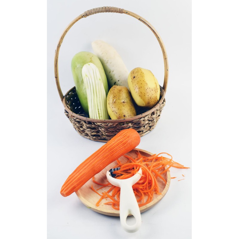 Handle Papaya Shredder Tool Stainless Steel Blade Vegetable Slicer for