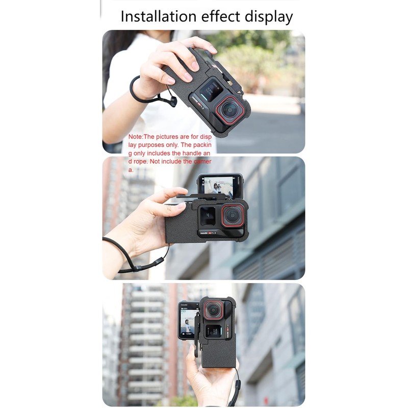 Street Photography Camera Side Handle Grip for Insta.360 Ace Pro