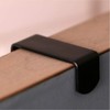 2 Pack Over Door Hook,Heavy Duty Door Black Hook with
