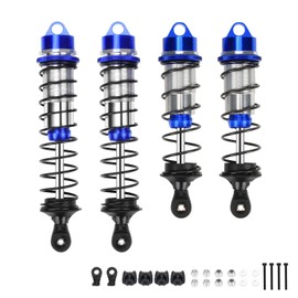 RCAWD Shock Absorber 110mm 130mm for ARRMA 1/8 Kraton 4wd Roller, Kraton 6s V5 Blx, Notorious 6s V5 Blx, Outcast 6s Blx, Talion 6s Blx Upgrades, Front Rear RC Shocks Damper #ARA330764 #ARA330765 Blue