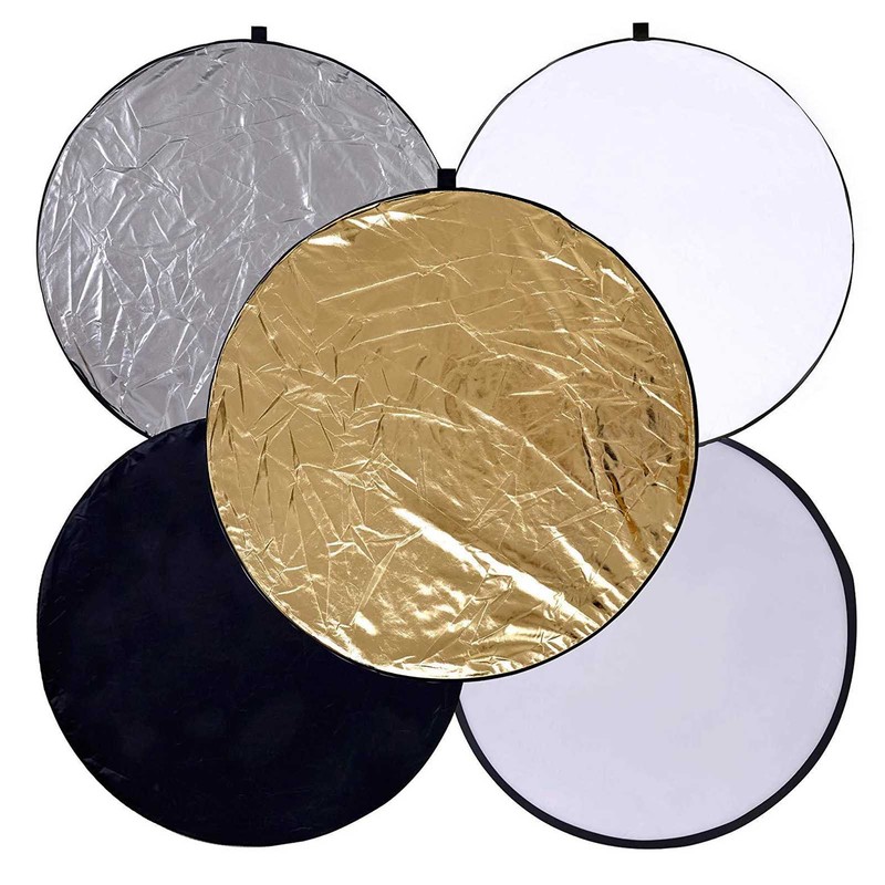 5 in 1 Photography Light Reflector Collapsible Lighting Round Reflector