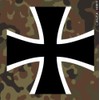 #A142 Sticker Military Cross Cross Military Type 5 10 x
