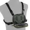 Zhongren Tactical Phone Chest Mount Molle Foldable Navigation Universal Phone