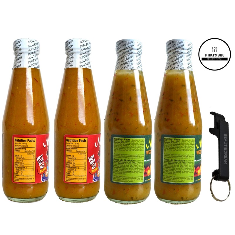 Matouk's West Indian Hot Sauce and Calypso Sauce 10 Ounce