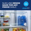 Refrigerator Water Dispenser 1.1 Gallon – Leak-Proof Slim Fridge Water
